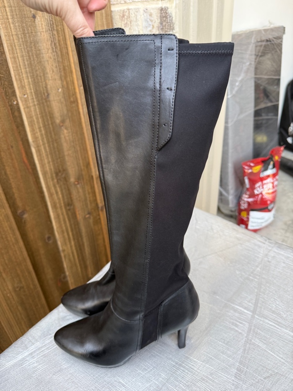 Tahari Black Women's Knee-High Heeled Boots